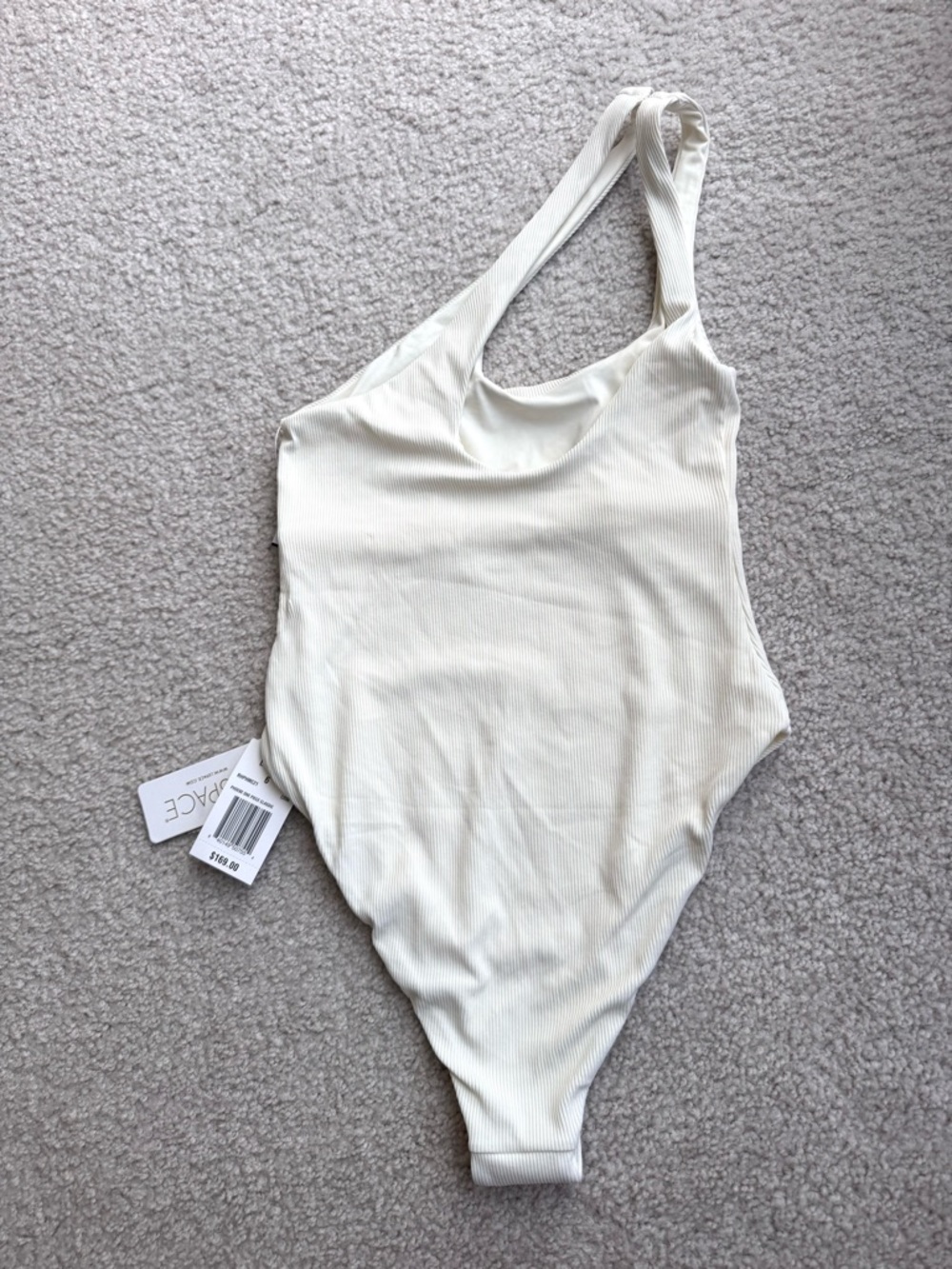 L*SPACE Cream Ribbed Phoebe One Piece - Picture 11 of 15